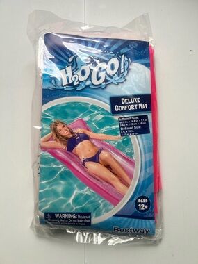 H2OGO! Deluxe Inflatable Pool Mat, Assorted